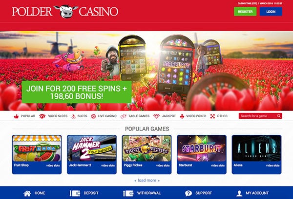 Polder casino nieuwe website