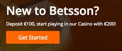 welkomstbonus betsson