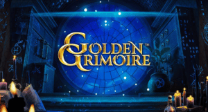 golden grimoire video slot logo