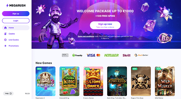 MegaRush casino review