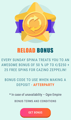 Spinia reloadbonus