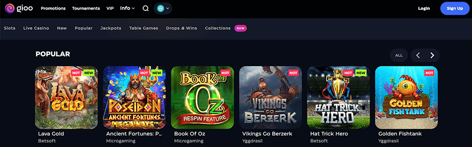 Top spellen collectie bij Gioo