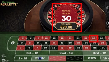 Online Roulette winnen