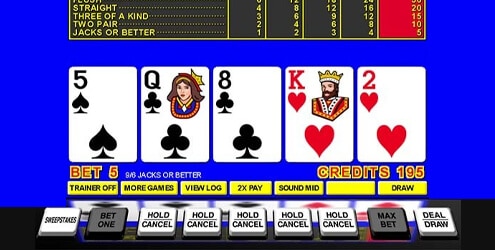 Video poker spelen