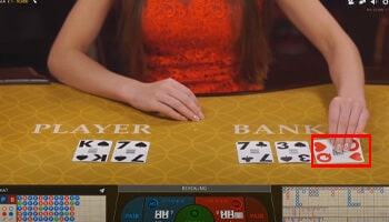 live baccarat derde kaart