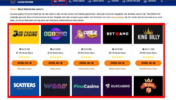 Beste casino reviews