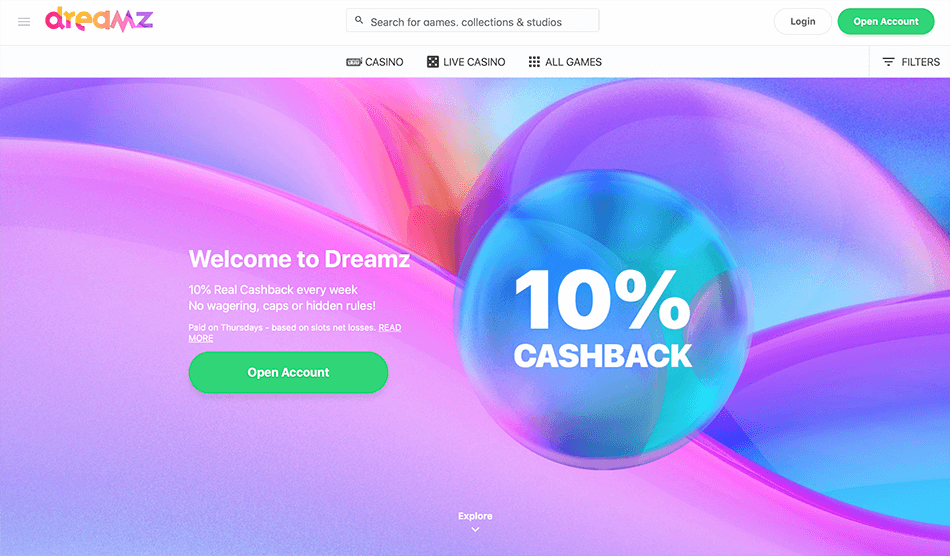 Dreamz casino review