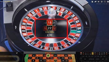 Double ball roulette winnen