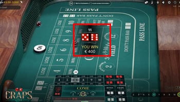 Geld winnen live craps