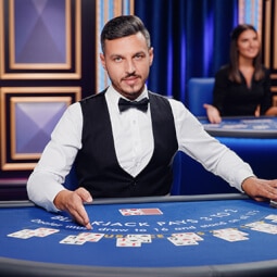 Blackjack spelen met echte croupier