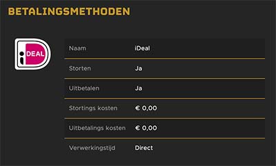 ideal betaalmethode