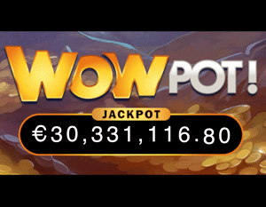 Wowpot jackpot staat nu boven de 30 miljoen euro