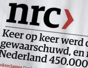 Nieuwsblad NRC wil verbod op Online Kansspelen in Nederland